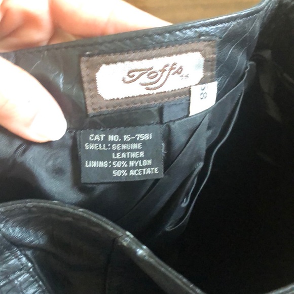 100% REAL LEATHER SKIRT - Picture 6 of 6